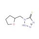 1-(tetrahydrofuran-2-ylmethyl)-1H-tetrazole-5-thiol - chemical structure image