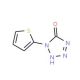 1-thien-2-yl-1,4-dihydro-5H-tetrazol-5-one (CAS 141946-05-6) - chemical structure image