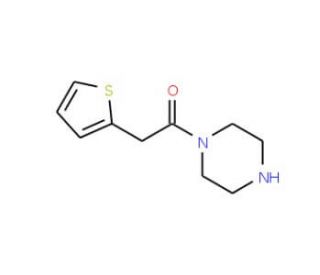 1-(thien-2-ylacetyl)piperazine - chemical structure image