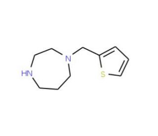 1-(thien-2-ylmethyl)-1,4-diazepane - chemical structure image