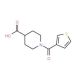 1-(thien-3-ylcarbonyl)piperidine-4-carboxylic acid - chemical structure image