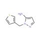 1-(thien-3-ylmethyl)-1H-pyrazol-5-amine - chemical structure image