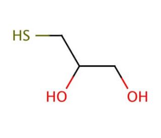 1-Thioglycerol (CAS 96-27-5) - chemical structure image