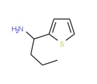 1-(thiophen-2-yl)butan-1-amine (CAS 473732-79-5) - chemical structure image