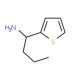 1-Thiophen-2-yl-butylamine (CAS 473732-79-5) - chemical structure image