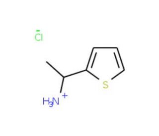 1-Thiophen-2-yl-ethyl-ammonium chloride - chemical structure image