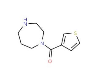 1-(thiophen-3-ylcarbonyl)-1,4-diazepane (CAS 926247-21-4) - chemical structure image