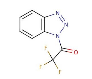 1-(Trifluoromethyl)acetylbenzotriazole (CAS 183266-61-7) - chemical structure image