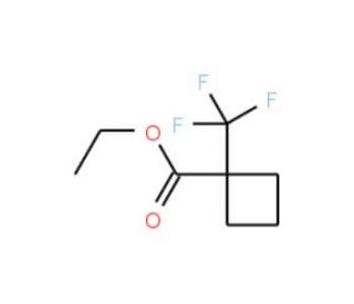 1-(Trifluoromethyl)cyclobutanecarboxylic acid ethyl ester - chemical structure image
