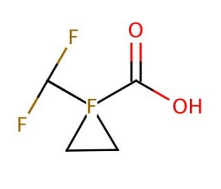 1-(Trifluoromethyl)cyclopropane-1-carboxylic acid (CAS 277756-46-4) - chemical structure image