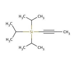 1-(Triisopropylsilyl)-1-propyne (CAS 82192-57-2) - chemical structure image