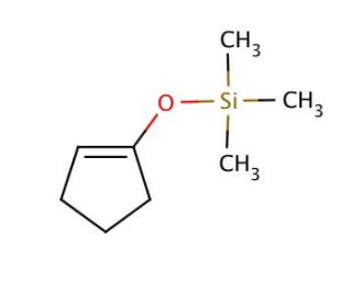 1-(Trimethylsiloxy)cyclopentene (CAS 19980-43-9) - chemical structure image