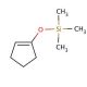 1-(Trimethylsiloxy)cyclopentene (CAS 19980-43-9) - chemical structure image