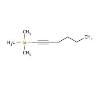 1-Trimethylsilyl-1-hexyne (CAS 3844-94-8) - chemical structure image