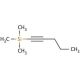 1-Trimethylsilyl-1-pentyne (CAS 18270-17-2) - chemical structure image