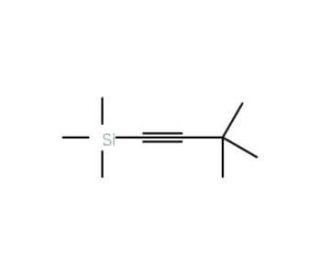 1-Trimethylsilyl-3,3-dimethyl-1-butyne (CAS 14630-42-3) - chemical structure image