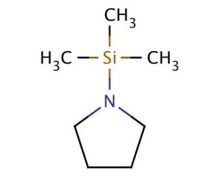 1-(Trimethylsilyl)pyrrolidine (CAS 15097-49-1) - chemical structure image