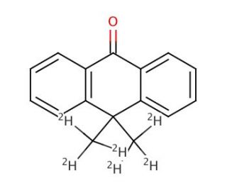 10,10-Dimethylanthrone-d6 - chemical structure image