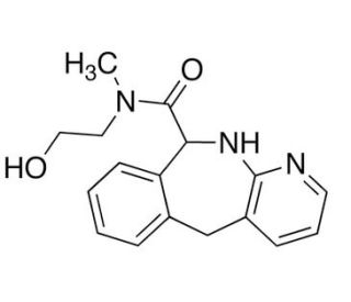 10,11-Dihydro-N-(2-hydroxyethyl)-N-methyl-5H-pyrido[2,3-c][2]benzazepine-10-carboxamide (CAS 1071504-81-8) - chemical structu