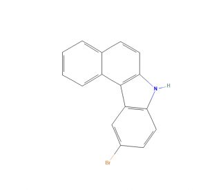 10-Bromo-7H-benzo[c]carbazole (CAS 1698-16-4) - chemical structure image