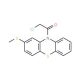 10-(chloroacetyl)-2-(methylthio)-10H-phenothiazine (CAS 65010-93-7) - chemical structure image