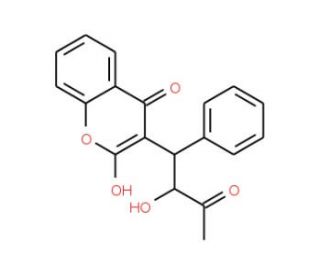 10-Hydroxy Warfarin (Mixture of Diastereomers) (CAS 83219-99-2) - chemical structure image