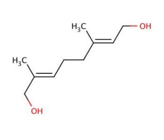 10-Hydroxygeraniol (CAS 26488-97-1) - chemical structure image