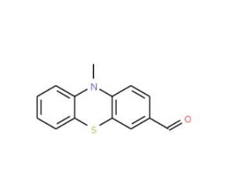 10-Methyl-10H-phenothiazine-3-carbaldehyde (CAS 4997-36-8) - chemical structure image