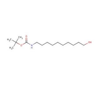 10-(t-Boc-amino)-1-decanol (CAS 173606-54-7) - chemical structure image