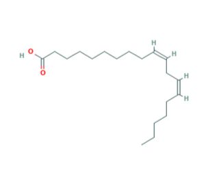 10(Z),13(Z)-Nonadecadienoic acid (CAS 29204-20-4) - chemical structure image