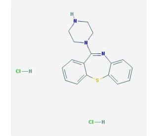 11-(1-Piperazinyl)-dibenzo[b,f][1,4]thiazepine dihydrochloride (CAS 111974-74-4) - chemical structure image