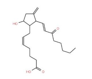 11-deoxy-11-methylene-15-keto Prostaglandin D2 (CAS 958759-75-6) - chemical structure image