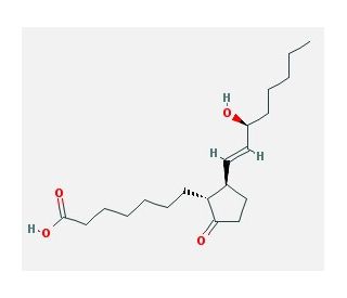 11-deoxy Prostaglandin E1 (CAS 37786-00-8) - chemical structure image