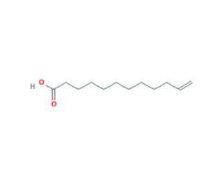 11-Dodecenoic acid (CAS 65423-25-8) - chemical structure image