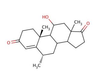 11-Hydroxy-6,10,13-trimethyl-1,6,7,8,9,10,11,12,13,14,15,16-dodecahydro-2H-cyclopenta[a]phenanthrene-3,17-dione - chemical st