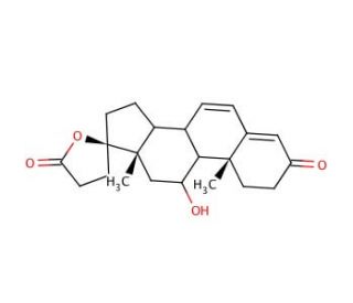 11-Hydroxy Canrenone (CAS 192569-17-8) - chemical structure image