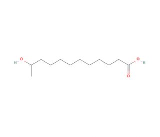 11-Hydroxylauric Acid - chemical structure image