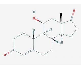 11&alpha;-Hydroxyestr-4-ene-3,17-dione (CAS 6615-00-5) - chemical structure image