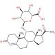 11α-Hydroxyprogesterone β-D-Glucuronide (CAS 77710-64-6) - chemical structure image
