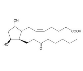 11Δ≤-13,14-dihydro-15-keto Prostaglandin F2α (CAS 107615-77-0) - chemical structure image