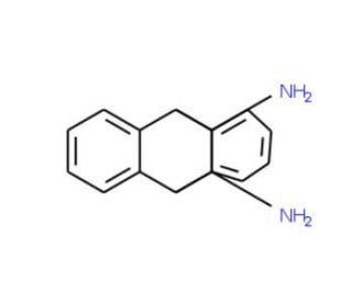 (11R,12R)-9,10-Dihydro-9,10-ethanoanthracene-11,12-diamine (CAS 181139-49-1) - chemical structure image