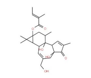 12-Deoxyphorbol-13-Angelate (CAS 28152-96-7) - chemical structure image