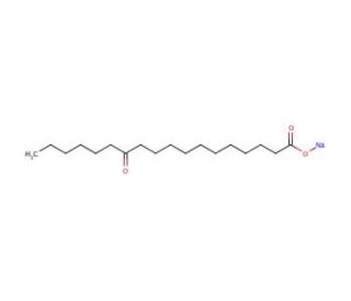 12-Ketostearic Acid Sodium Salt (CAS 73536-57-9) - chemical structure image