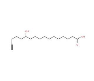12(S)-hydroxy-16-Heptadecynoic Acid (CAS 148019-74-3) - chemical structure image