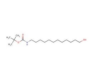 12-(t-Boc-amino)-1-dodecanol (CAS 67341-03-1) - chemical structure image