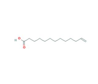 12-Tridecenoic acid (CAS 6006-06-0) - chemical structure image