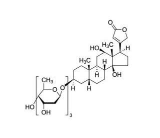 12&beta;-Hydroxydigitoxin (CAS 20830-75-5) - chemical structure image