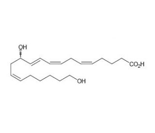 12(S),20-DiHETE (CAS 89614-44-8) - chemical structure image