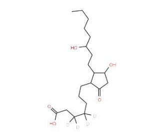 13,14-dihydro Prostaglandin E1-d4 - chemical structure image