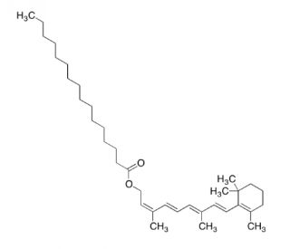 13-cis-Vitamin A Palmitate (CAS 26771-20-0) - chemical structure image